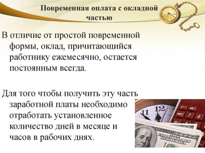 расчет зарплаты по окладу формула