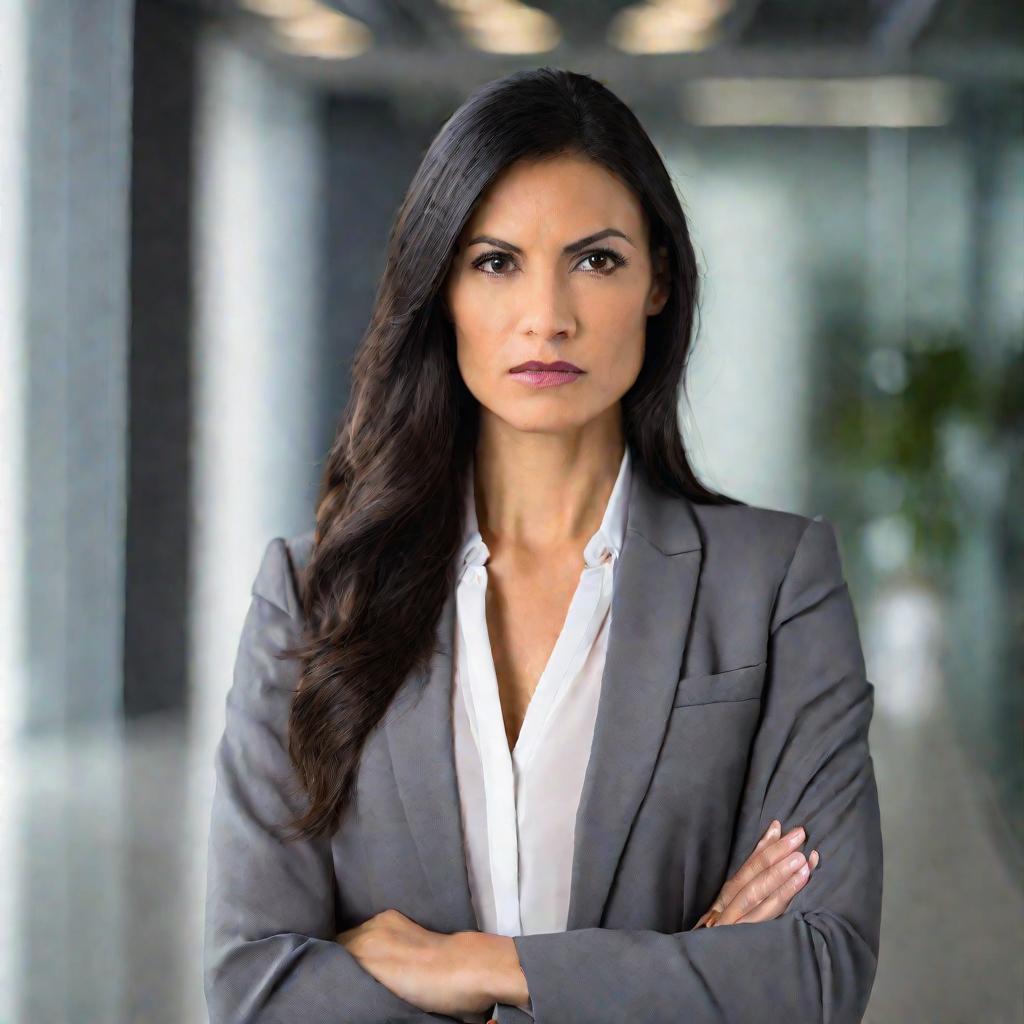 3372398 Портрет женщины лет 30 в деловом костюме