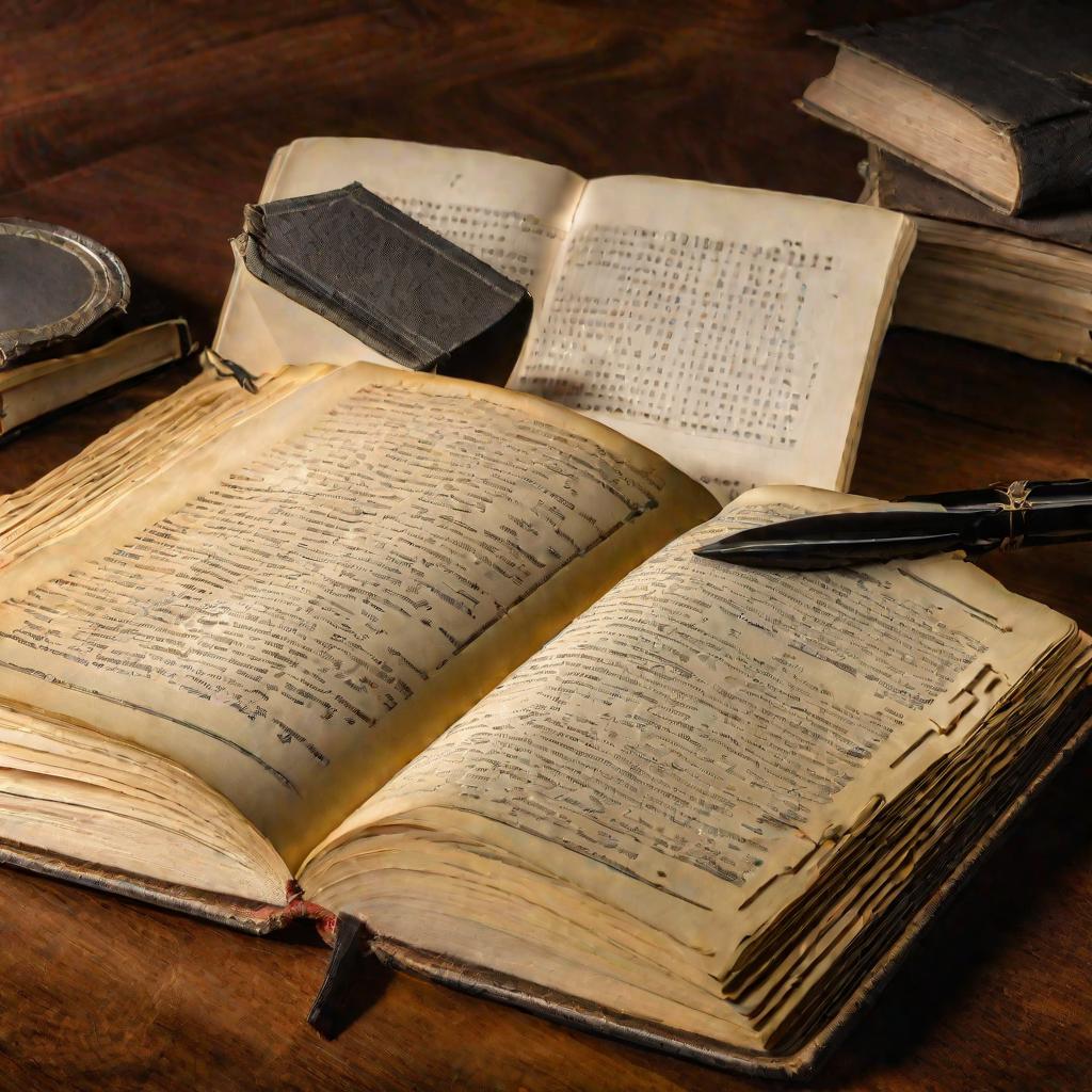 Рукописные записи в бухгалтерской книге по депозитам и процентам