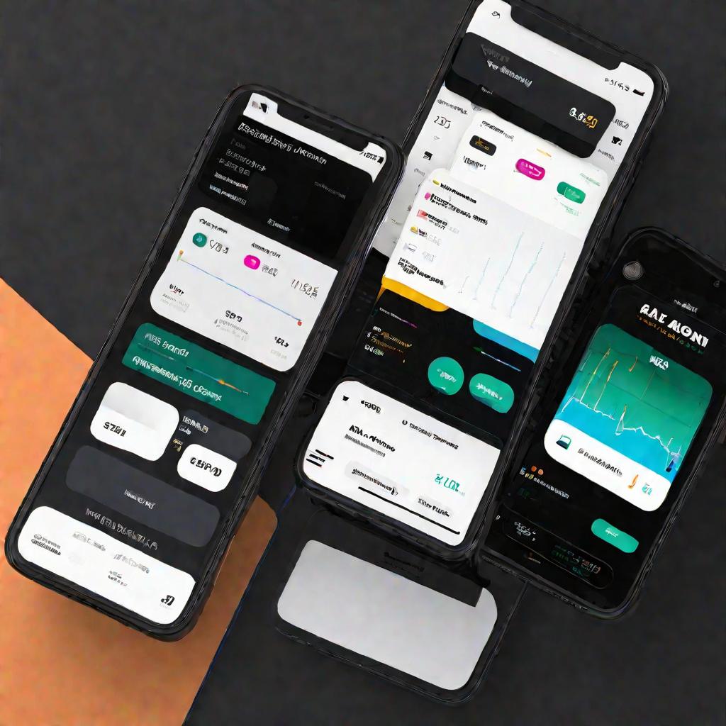 3355465 Экран смартфона с приложением для оплаты Платона