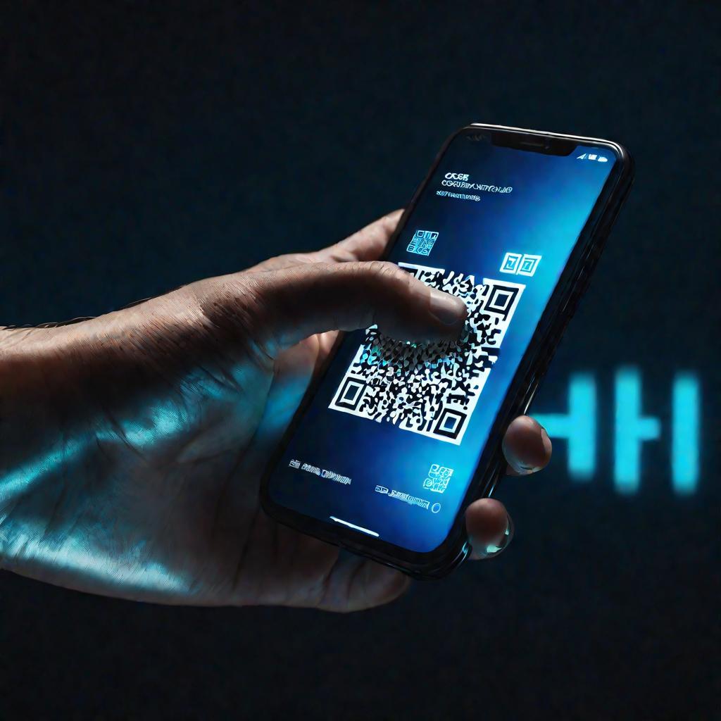 3510899 Сканирование QR-кода телефоном