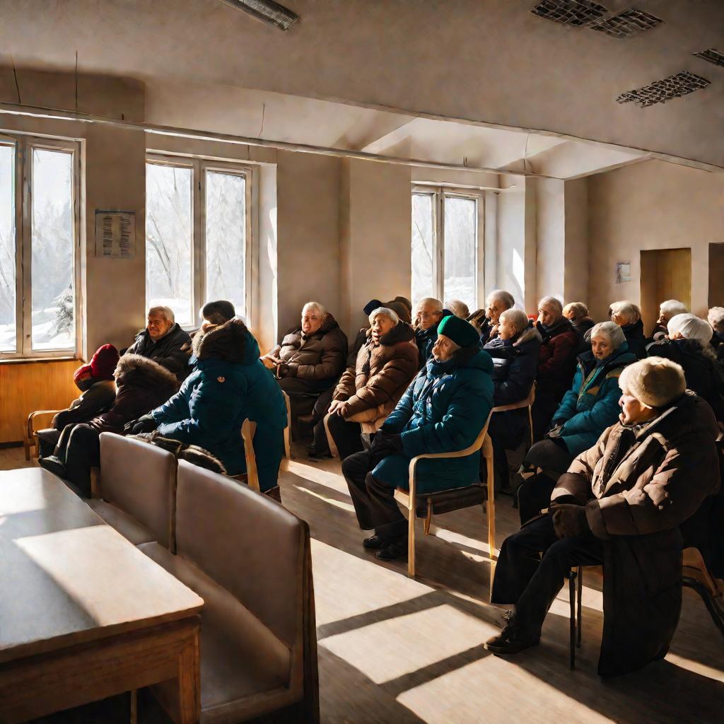 3362133 Зал ожидания в Пенсионном фонде
